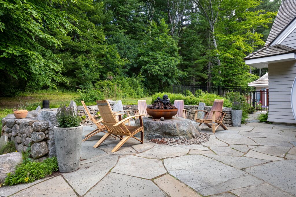 natural stone paver patio