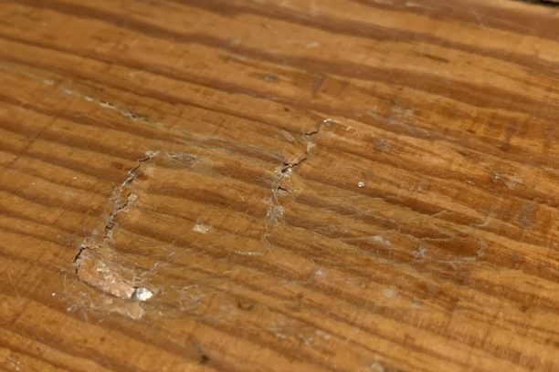 Dented Hardwood Floor Repair