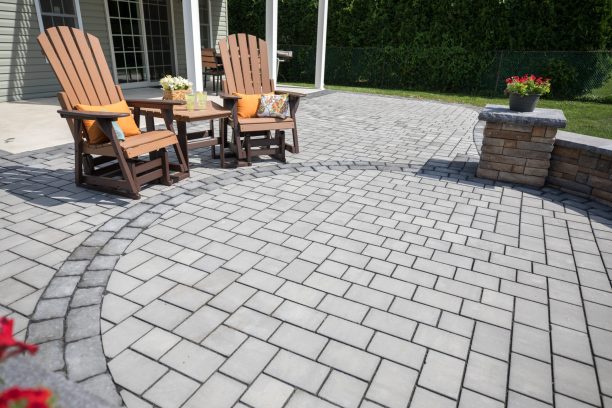 permeable paver patio